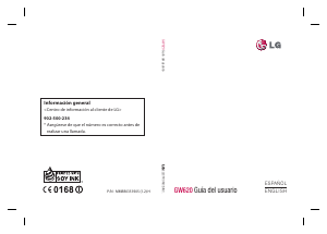 Manual de uso LG GW620 Teléfono móvil