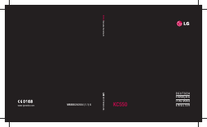 Käyttöohje LG KC550 Matkapuhelin