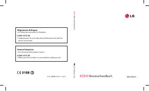 Bedienungsanleitung LG KC910 Handy