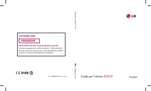 Manuale LG KC910 Telefono cellulare