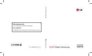 Manual LG KC910 Telefon mobil