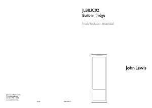 Manual John Lewis JLBILIC 02 Refrigerator