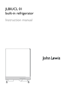 Handleiding John Lewis JLBIUCL 01 Koelkast
