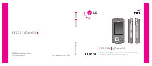 Bruksanvisning LG KE600 Mobiltelefon