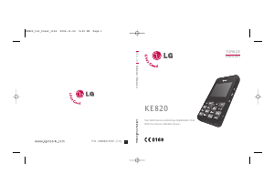 Kullanım kılavuzu LG KE820 Cep telefonu