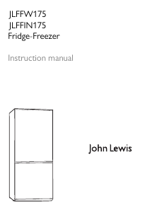 Manual John Lewis JLFFIN 175 Fridge-Freezer