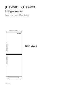 Manual John Lewis JLFFS 2002 Fridge-Freezer