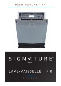 Bruksanvisning Signature SLVI14A42 Diskmaskin