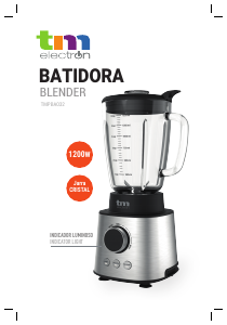 Manual de uso TM Electron TMPBA032 Batidora