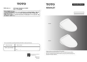 Manual TOTO SW321601 Toilet Seat