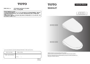 Manual TOTO SW4724AT4001 Toilet Seat