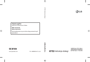 Instrukcja LG KF750 Telefon komórkowy