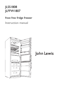 Manual John Lewis JLSS 1808 Fridge-Freezer