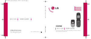 Bedienungsanleitung LG KG120 Handy