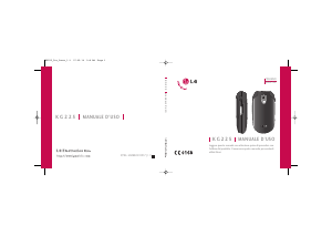 Manuale LG KG225 Telefono cellulare