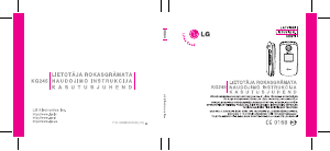 Vadovas LG KG245 Mobilusis telefonas
