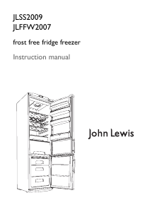 Manual John Lewis JLSS 2009 Fridge-Freezer