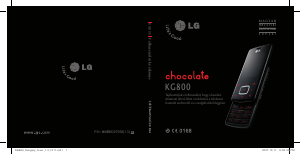 Használati útmutató LG KG800 Mobiltelefon