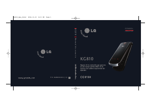 Manual de uso LG KG810 Teléfono móvil