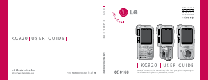 Panduan LG KG920 Telepon Seluler