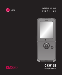 Instrukcja LG KM380 Telefon komórkowy