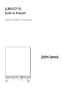 Manual John Lewis JLBIUCF 01 Freezer