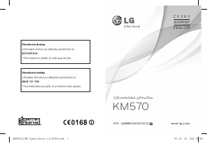Manuál LG KM570 Mobilní telefon