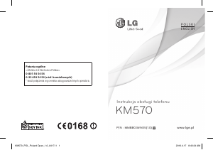 Instrukcja LG KM570 Telefon komórkowy