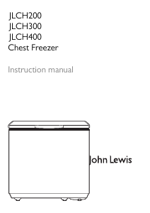 Handleiding John Lewis JLCH 200 Vriezer