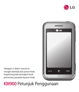 Panduan LG KM900 Telepon Seluler