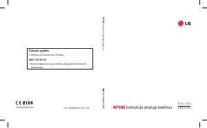 Instrukcja LG KP500 Telefon komórkowy