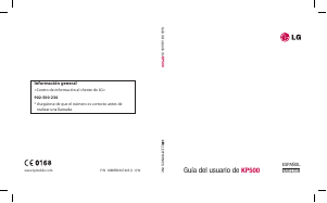 Manual de uso LG KP500 Teléfono móvil