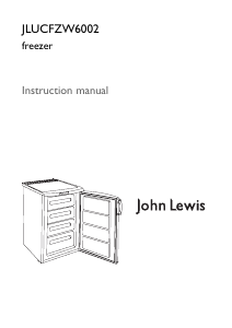 Manual John Lewis JLUCFZW 6002 Freezer