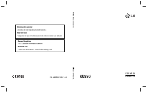 Manual de uso LG KU990I Teléfono móvil