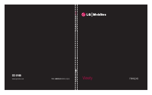 Mode d’emploi LG KU990W Téléphone portable
