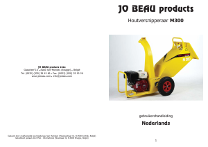 Handleiding Jo Beau M300 Hakselaar