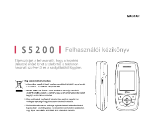 Priručnik LG S5200 Mobilni telefon