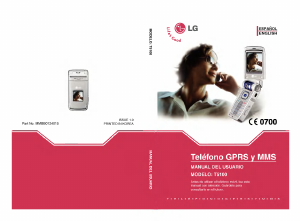 Manual de uso LG T5100 Teléfono móvil