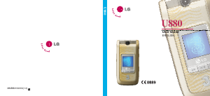 Manual LG U880 Mobile Phone