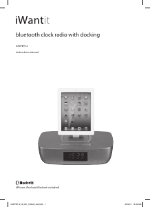Manual iWantit iCRIPBT12 Alarm Clock Radio