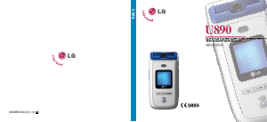 Bedienungsanleitung LG U890 Handy