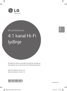 Bruksanvisning LG NB5540 Høyttaler