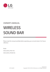 Handleiding LG S65Q Luidspreker