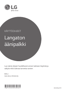 Käyttöohje LG SH4 Kaiutin