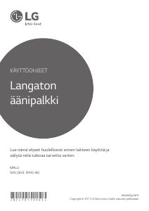 Käyttöohje LG SH5 Kaiutin
