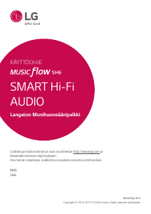 Käyttöohje LG SH6 Kaiutin