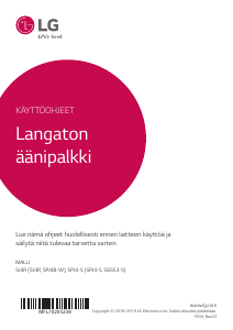 Käyttöohje LG SJ4R Kaiutin