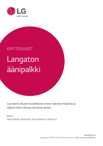 Käyttöohje LG SK5R Kaiutin
