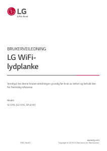 Bruksanvisning LG SL10YG Høyttaler