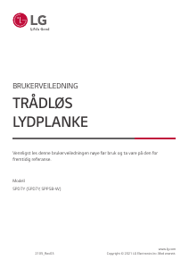 Bruksanvisning LG SPD7Y Høyttaler